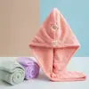 Touca de Secagem de Cabelo Espessa de Coral Fleece de Camada Dupla de Secagem Rápida para Mulheres, Super Absorvente para Adultos e Estudantes, Touca de Banho para Uso Doméstico