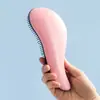Pente liso 95 de dentes macios anti-emaranhamento transfronteiriço, pente mágico de almofada de ar para massagem capilar, mesmo estilo que o pente alisante