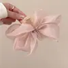 Pinza de Agarre Negra Grande Irregular para el Cabello Pinza de Tiburón Pinza de Agarre para el Cabello de la Cabeza de las Mujeres Estilo Ins