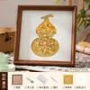 Ornamentos de Pintura de Pérolas em Brocado Imitação da Dinastia Song Cuidadosamente Selecionados Kit de Materiais DIY Feito à Mão Moldura de Foto Decorativa Estilo Chinês Atividade de Team Building
