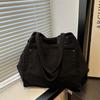 Bolsa Grande, Bolsa Tote de Veludo Cotelê de Grande Capacidade, Bolsa Feminina, Nova Bolsa de Compras Retrô Feminina, Bolsa de Lona, Bolsa da Moda, Bolsa de Ombro