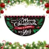2026 Nova Bandeira Semicircular de Natal Amazon Decoração de Feriado Transfronteiriça Bandeira Personalizada de Natal em Forma de Leque