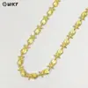Wt-Jfn44 Pingente Personalizado Fofo de Estrela do Mar, Concha, Concha de Caracol, Estilo Praia, Textura de Latão, Colar Clavícula para Mulheres