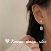 Joias de Prata com Design Nicho Inspirado no Estilo Coreano S925 Prata de Lei Brincos de Uva Exquisitos com um Toque de Luxo para o Dia a Dia