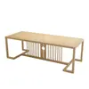 Novo Conjunto de Mesa de Chá e Cadeiras Estilo Chinês, Mesa de Chá Kung Fu em Madeira Maciça, Mesa de Chá Inspirada no Zen Antigo, Estética da Dinastia Song, Mesa de Chá em Madeira Natural
