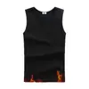 Chaleco térmico para hombre para exportación, forrado de forro polar y engrosado para otoño e invierno, ropa interior térmica sin costuras, chaleco y ropa interior interior de moda
