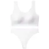 Comercio Exterior Ropa Deportiva Transfronteriza Conjunto de Sujetador Deportivo y Tanga para Mujer Correa Cruzada para el Pecho Almohadilla para el Pecho Chaleco Venta Directa de Fábrica