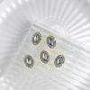 Lote de Nueva Joyería para Uñas de Aleación China Diamante Azul Aqua Cuadrado Gordo Gotas de Agua Xi Fei Zhen Huan Mismo Palacio Armadura con Diamante