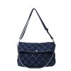 Bolso Tote de mezclilla Ruiying de gran capacidad popular de este año 2025 Nuevo acolchado con cadena para axila, de un solo hombro, bandolera