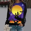 Comércio exterior transfronteiriço suéter de Natal novo gola redonda casual impressão 3D Papai Noel namorados Europa e Estados Unidos quente