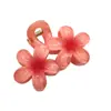 El Clip para el Cabello Doble de Frangipani Más Vendido de Amazon Clip para el Cabello con Flor de Gradiente de Caramelo Clip de Tiburón Femenino Accesorios para el Cabello Tocado