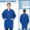 Camisas de trabajo unisex de manga larga, engrosadas, resistentes al desgaste, camisas publicitarias, ropa exterior, ropa de trabajo protectora, uniformes de trabajo a prueba de polvo, ropa de trabajo estampada para hombre