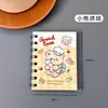Caderno Fofo Urso Manteiga Ins de Aparência Elevada Desenho Animado com Espiral Caderno Mini Portátil para Estudantes