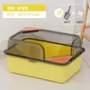 Nuevo modelo de caja de arena para gatos perfumada, inodoro para gatos semi-cerrado extragrande, caja de arena para gatos gigante, artículos grandes para mascotas