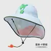 Chapéu de sol infantil personalizado para o verão, chapéu com aba larga para meninos e meninas, chapéu com proteção solar para passeios ao ar livre, chapéu leve