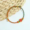 Artículo al por mayor de Cuerda Multicolor Versátil Única, Adecuado tanto para Niños como para Adultos, Pulsera de Moda Ajustable Hecha a Mano de Tendencia