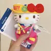 Auténtico Peluche de Dibujos Animados Sanrio Hello Kitty Bolsa Decoración Colgante Llavero Colgante