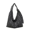Bolso de Lona Estilo Étnico Nuevo 2026 para Mujer, Bolso de Hombro Retro de Moda, Bolso Tote de Gran Capacidad, Bolso Cruzado Rayado