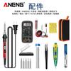 Juego de soldador eléctrico de temperatura constante ANENG temperatura ajustable 60W calibre europeo calibre estadounidense pantalla digital calentamiento interno kit de soldadura para uso doméstico