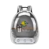 Hola Brid Periquito Sol Pequeño Bolsa Transportadora de Pájaros Mochila para Exteriores Transparente Portátil Gris Cacatúa Periquito