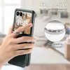 Adecuado para funda de teléfono móvil Moto Razr70Ultra, cartera con anillo, tarjetero, funda protectora Razr60 de color liso