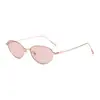 Gafas de sol fAK de titanio puro para mujer 55 montura ojo de gato desvanecimiento pequeño zorro gafas de sol anti-UV de alta gama MM98727