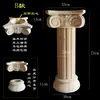 Pernas de Mesa Coluna Romana de Madeira Maciça Base de Suporte de Exibição Ornamento Esculpido Decoração de Pilar de Coluna Romana Pernas de Mesa de Café Europeia Francesa