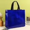Bolsas de Tote de Tela No Tejida con Logo Impreso Personalizado, Bolsas Ecológicas, Bolsas Publicitarias Laminadas de Color Hechas a Medida para Clases de Capacitación y Exposiciones