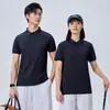 Ropa de trabajo verano manga corta cultura publicidad camisa camisa POLO en stock overol color liso camiseta se puede imprimir logo