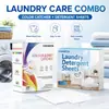 Suministro exclusivo transfronterizo de hojas absorbentes de color para la ropa, papel de burbujas para la ropa que retiene la fragancia, hojas absorbentes de color de alta actividad, hojas separadoras de color y protectoras de color para lavadoras