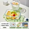Pote de Almoço de Vidro, Aquecimento no Micro-ondas, Pote de Almoço Especial para o Trabalho, Pote de Almoço Selado Compartimentado para Alimentos, Tigela de Sopa