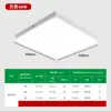 Iluminação de Painel LED Atacado Transfronteiriça, Painéis de LED Sem Moldura Montados na Superfície, Spots Circulares e Quadrados para Corredores e Shoppings, Luminárias de Teto