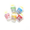 Acessórios de resina coloridos de pipoca para comida e brincar, DIY feito à mão com cola de creme, capa de celular, acessórios de cabelo, chaveiro, material para joias