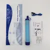 Filtro de Agua de Emergencia para Acampar al Aire Libre, Filtración de Emergencia para Supervivencia en la Naturaleza, Purificador de Agua Personal para Beber Directamente, Se Puede Agregar Logo