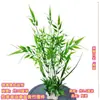 Decoração Rica e Nobre para Aquário de Bambu Grama Aquática Simulada Plantas Verdes Enfeites Paisagismo Flores Artificiais Grama Artificial Paisagem de Plantas Simuladas