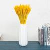 Venta al por mayor de espigas de trigo naturales que abren la cesta de flores de cebada, ramo de flores secas, decoración de sala de estar, accesorios de tiro, arreglo floral
