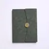 Caderno de Escritório Simples com Botão Redondo, Caderno de Presente para Reunião Anual da Empresa, Caderno de Negócios em Pele de Ovelha, Personalizável com Logo