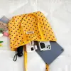 Bolso de mano coreano de doble raya para mujer, bolso de hombro vintage artístico fresco, bolso de lona de moda casual de gran capacidad