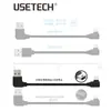Cabo de Dados Tipo-C Mais Vendido para Câmera de Painel Curto USB para Carro Tipo-C Duplo Cotovelo Cabo de Dados