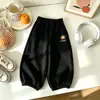 Nuevos pantalones de terciopelo Oli para otoño e invierno para niños y niñas, con forro extra de felpa y engrosado, cálidos y a prueba de viento, pantalones largos para niños con puño