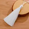 8cm Curto Robusto Borla Vertical Seda de Gelo Borla Marcador de Página Pen Drive Roupas Pingente Sachê Sachê Pingente Fabricante Atacado