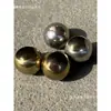 Esfera de aço inoxidável 304 de furo único, conta perfurada unilateral, esfera decorativa, esfera oca 201, esfera perfurada unilateral.