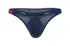 Tanga de seda fina convexa en forma de U para hombre, ropa interior sexy de cintura baja, de comercio exterior, E044