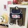 Bolso de mano multiusos mochila para estudiantes capa transparente bolsa linda y rica para el dolor clase de niña tutorial bolso cruzado