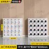 Gabinete de Almacenamiento para Teléfonos Móviles con Carga y Bloqueo, Caja de Almacenamiento USB, Adecuado para Salas de Conferencias y Gestión Escolar, Gabinete de Carga Transparente con 100 Ranuras