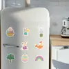 50 pegatinas nuevas de conejito de Pascua para teléfono móvil, vaso de agua, decoración de coche, pegatinas impermeables, pegatinas creativas para estudiantes