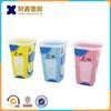 Copo Quadrado de Plástico PP para Chá de Frutas, Iogurte, Suco - Copo de Injeção 350ml - Processamento Personalizado - Adesivo In-Mold