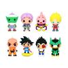 Muñeca de PVC Versión Q Dragon Ball Muñeca de Animación de Dibujos Animados Figura de Moda Adorno Llavero Colgante Caja Ciega