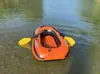 Pesca en Kayak Bote Inflable Material de PVC Plegable Bote de Asalto Venta Directa de Fábrica Tres Botes Inflables de Mochila Tipo Inflable
