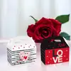 DD094 Amazon Dia dos Namorados doce LOVE XOXO doce de presente de casamento caixa branca de papelão portátil